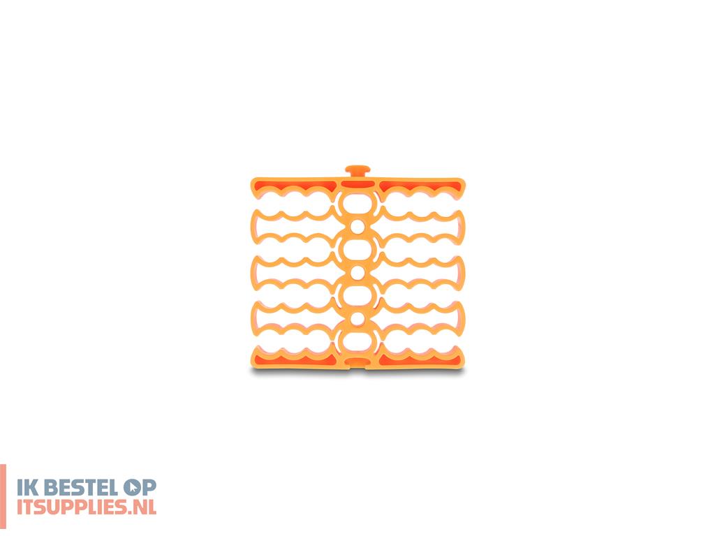 4607369-delock_66255_kabelbeheersysteem_universeel_kabelhouder_oranje_1_stuks