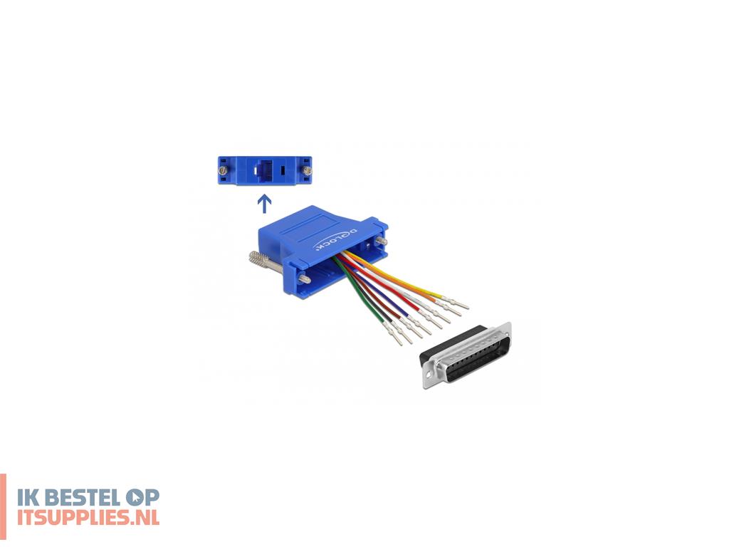 2646211-delock_66648_tussenstuk_voor_kabels_d-sub_25_pin_rj45_jack_blauw