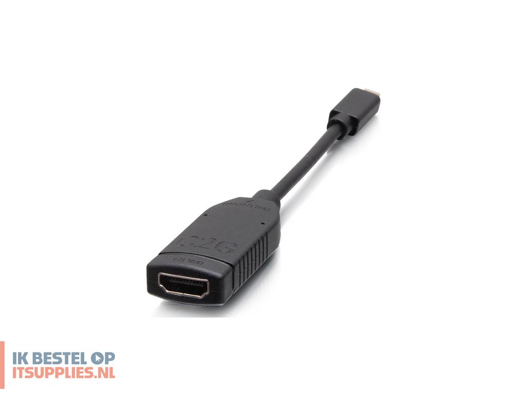 3226289-c2g_c2g30068_video_kabel_adapter_0-08_m_hdmi_type_d_micro_hdmi_zwart