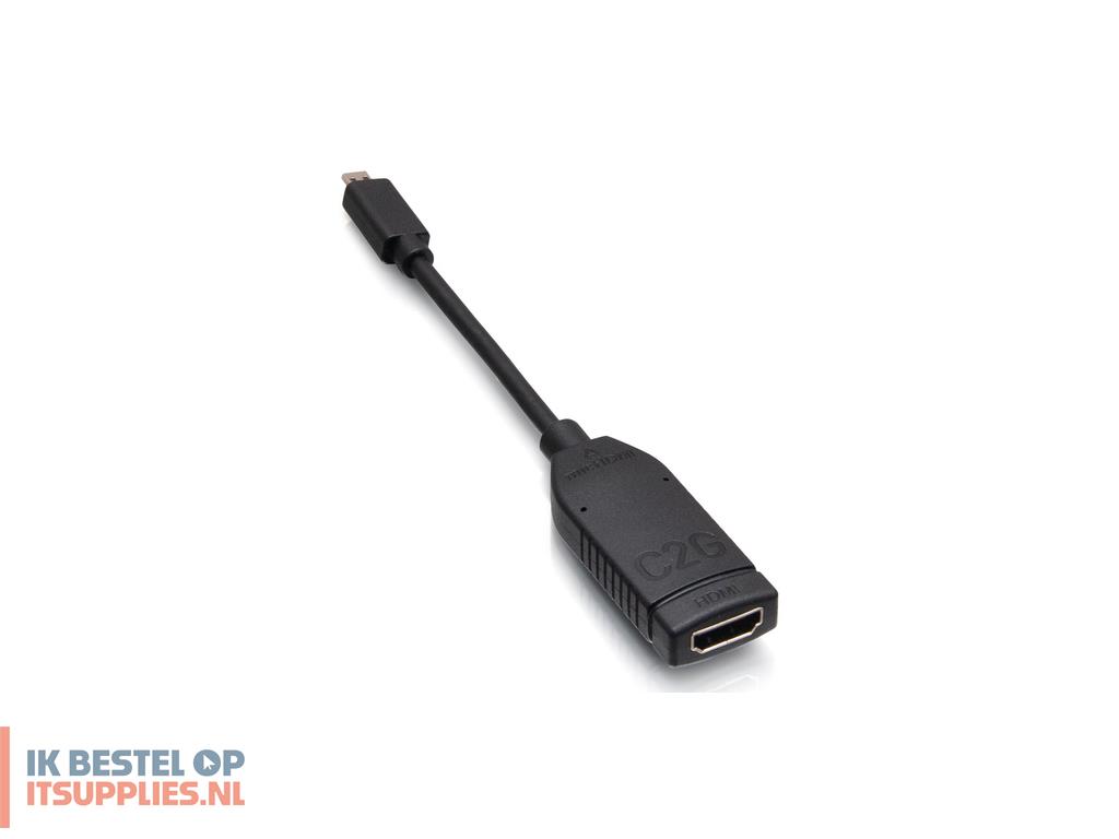3228201-c2g_c2g30068_video_kabel_adapter_0-08_m_hdmi_type_d_micro_hdmi_zwart