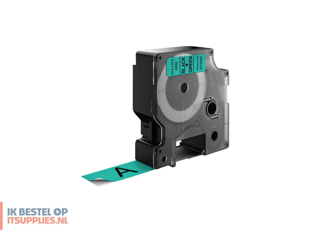 5018665-dymo_d1_standard_-_black_on_green_-_19mm_labelprinter-tape_zwart_op_groen