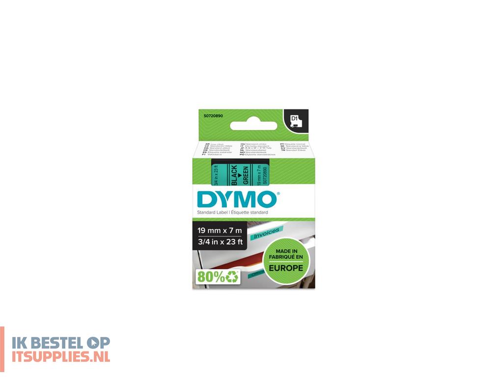5024182-dymo_d1_standard_-_black_on_green_-_19mm_labelprinter-tape_zwart_op_groen
