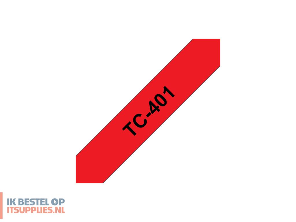 0122185-brother_tc-401_labelprinter-tape_zwart_op_rood