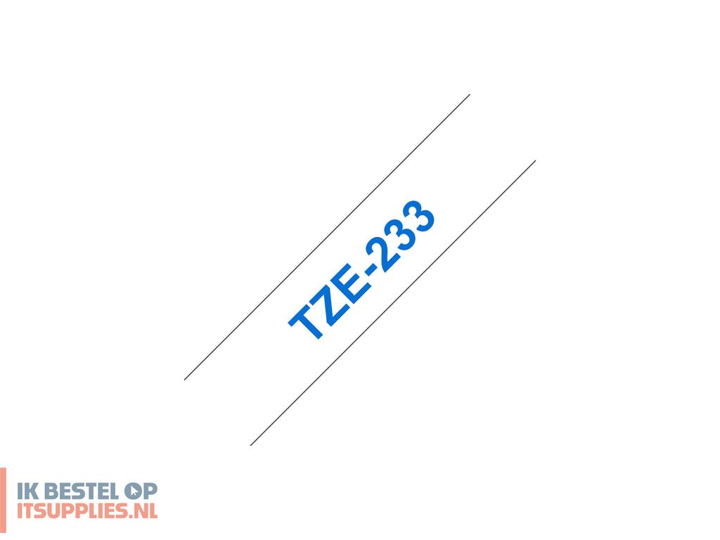 3804350-brother_tze-233_labelprinter-tape_blauw_op_wit
