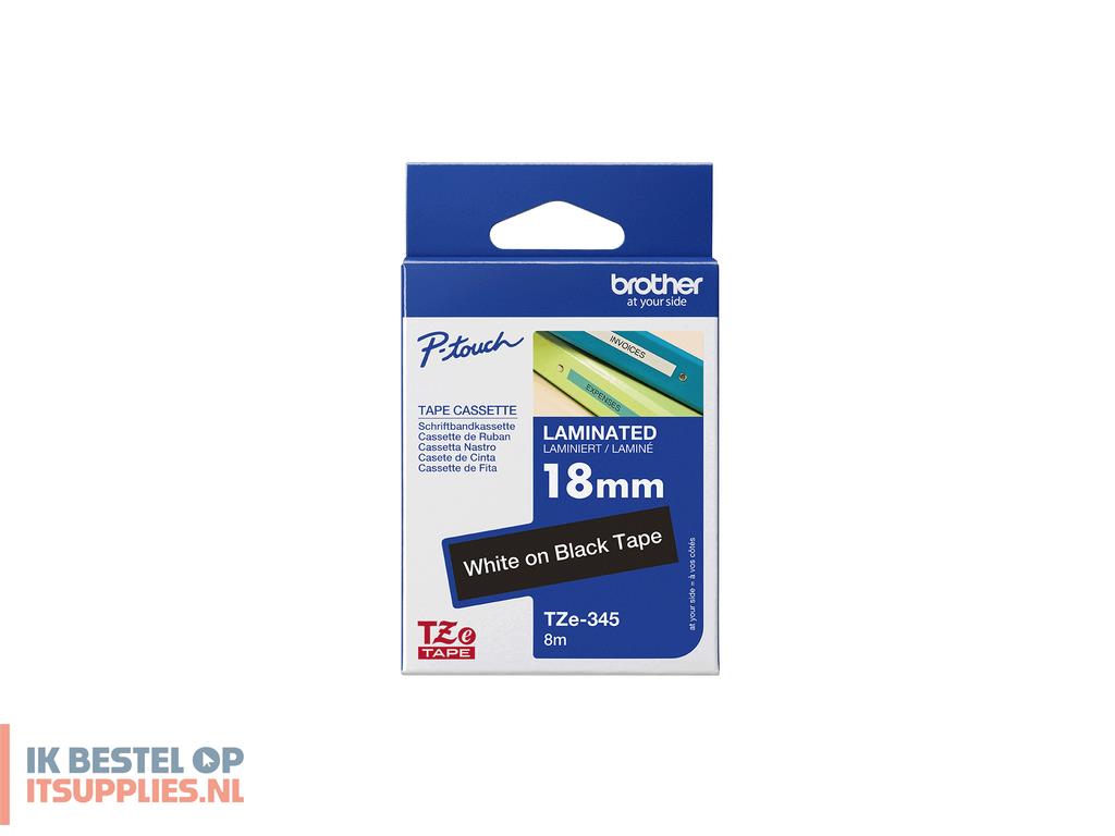4532215-brother_tze-345_labelprinter-tape_wit_op_zwart