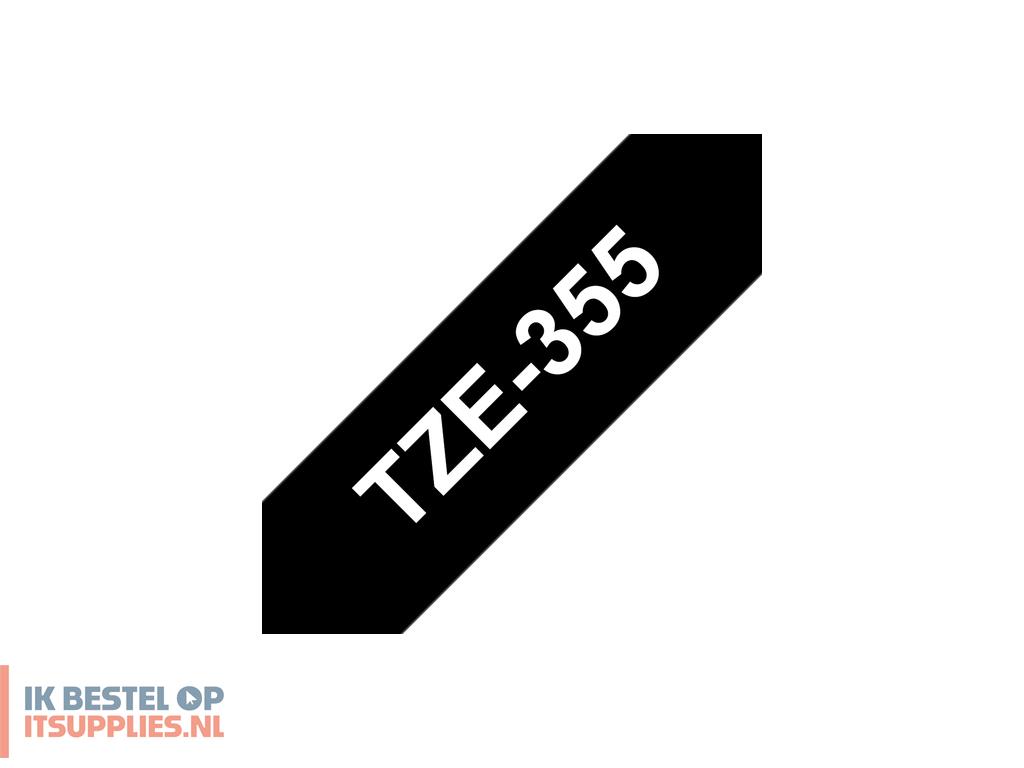 3059482-brother_tze-355_labelprinter-tape_wit_op_zwart