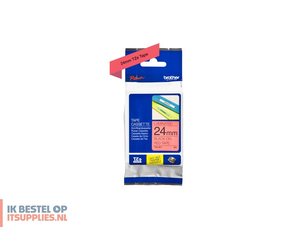 0324513-brother_tze-451_labelprinter-tape_zwart_op_rood_tz