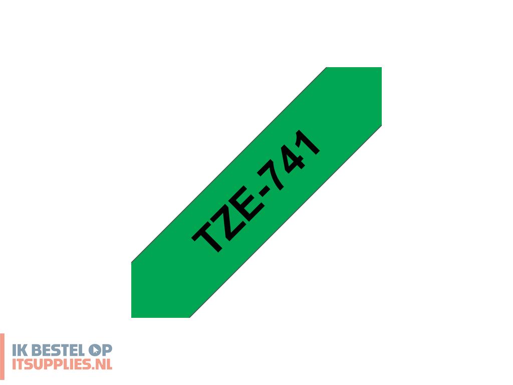 0528420-brother_tze-741_labelprinter-tape_zwart_op_groen_tz