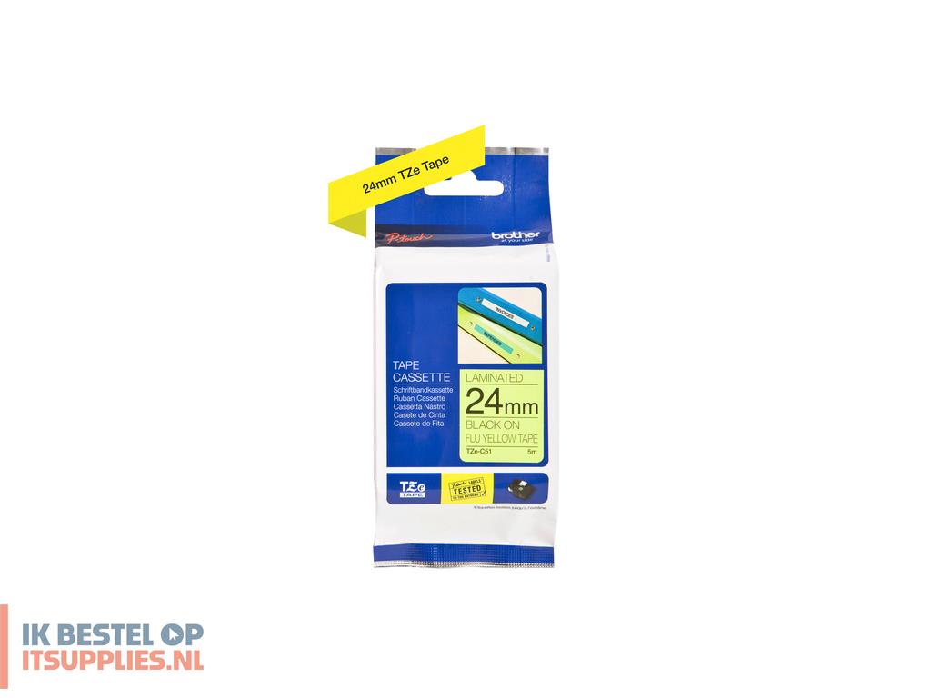 0154653-brother_tze-c51_labelprinter-tape_zwart_op_fluorescerend_geel