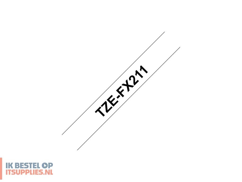 1508209-brother_tze-fx211_labelprinter-tape_zwart_op_wit