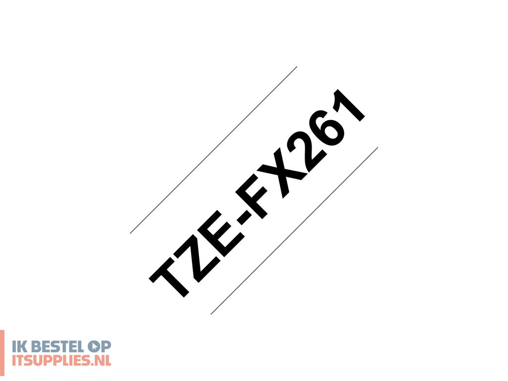 1522765-brother_tze-fx261_labelprinter-tape_zwart_op_wit