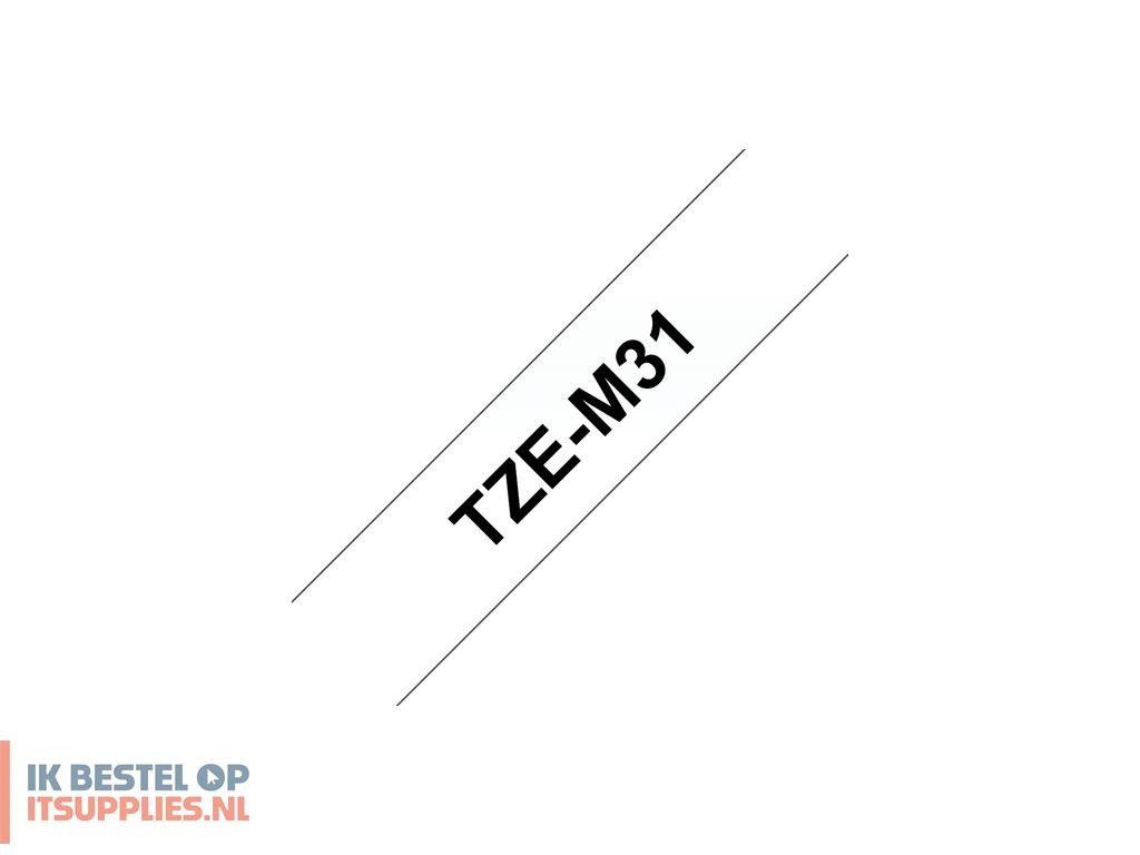 3258978-brother_tze-m31_labelprinter-tape_zwart_op_zilver