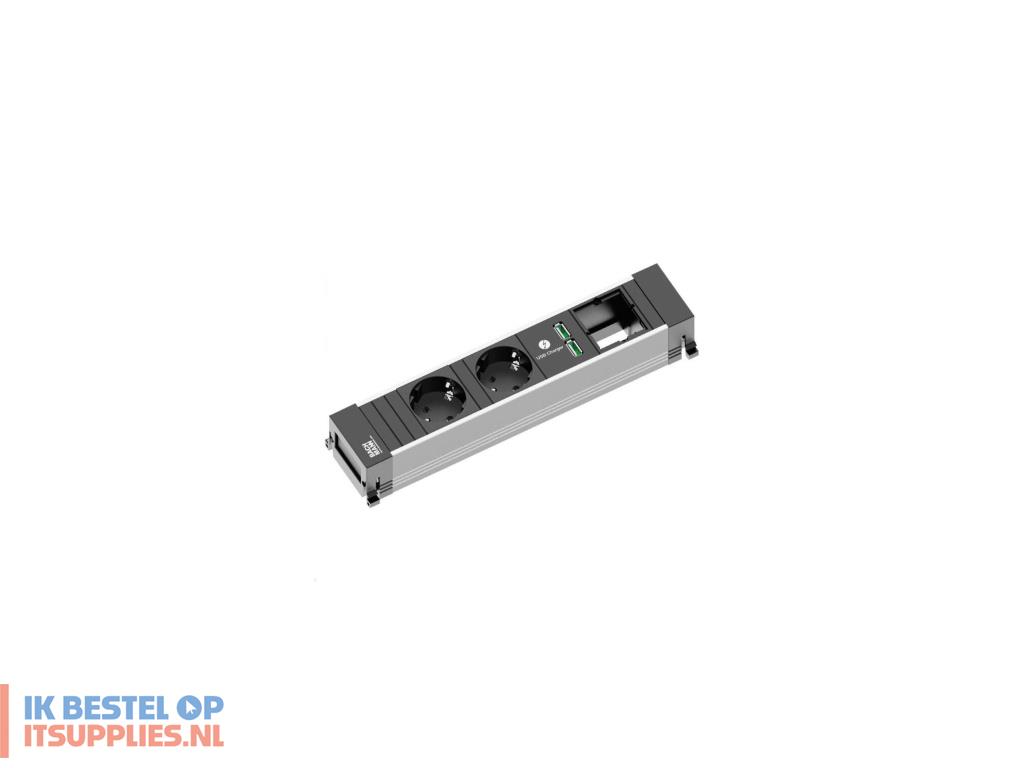 1618589-bachmann_916504_power_uitbreiding_0-2_m_2_ac-uitgangen_binnen_zwart-_zilver