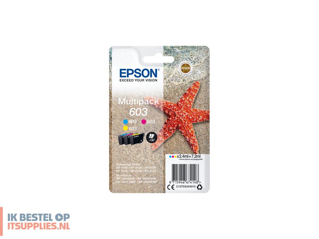 0204524-epson_c13t03u54010_inktcartridge_1_stuks_origineel_normaal_rendement_cyaan-_magenta-_geel