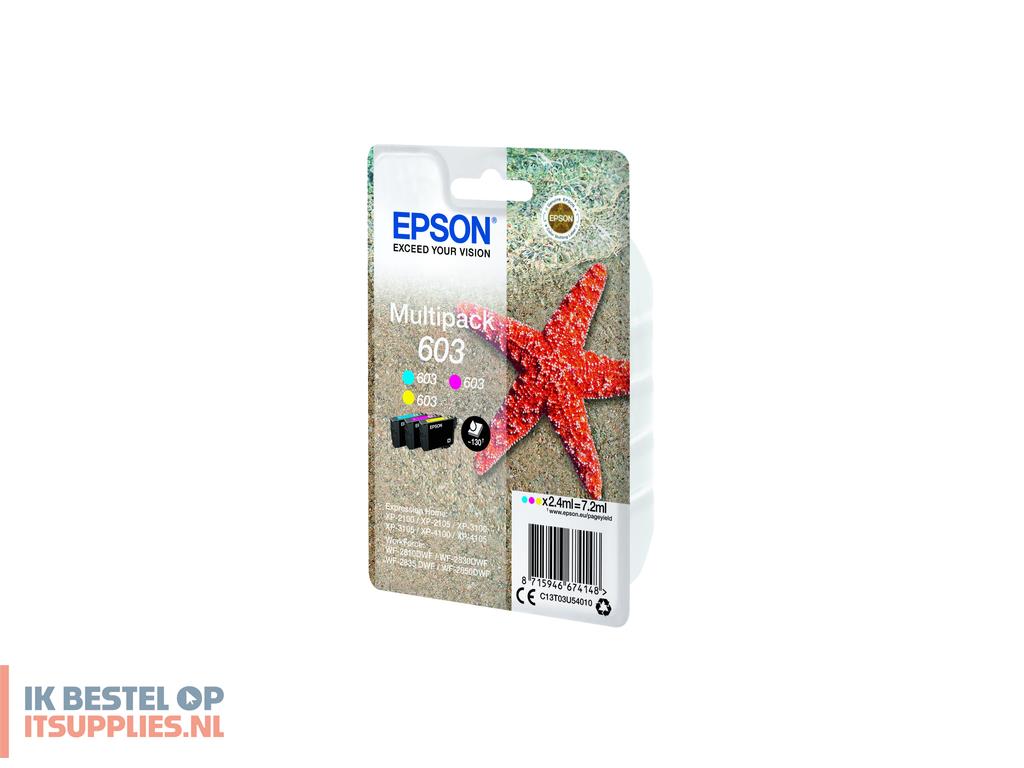 0208806-epson_c13t03u54010_inktcartridge_1_stuks_origineel_normaal_rendement_cyaan-_magenta-_geel