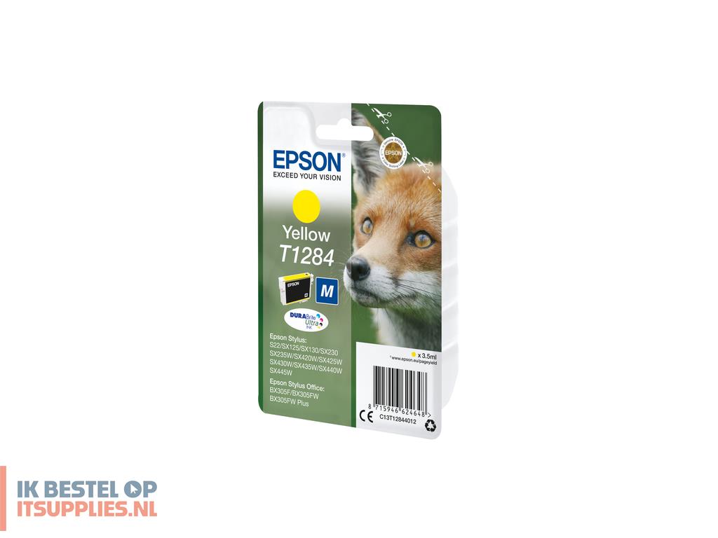 0530088-epson_fox_t1284_inktcartridge_1_stuks_origineel_geel
