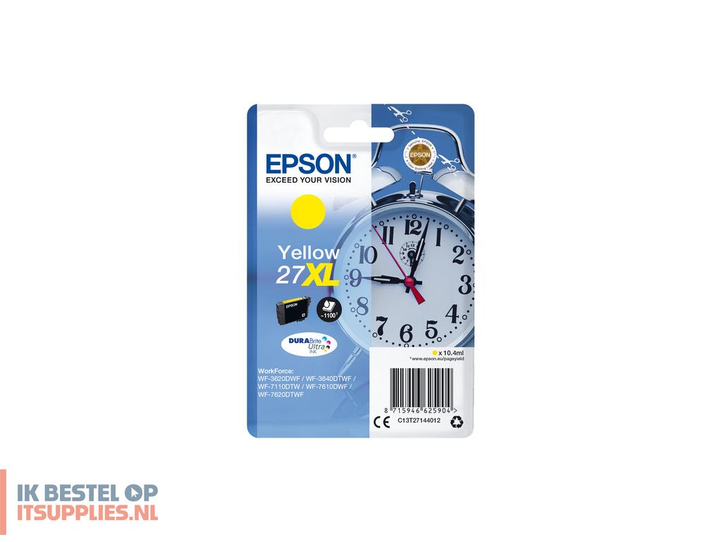 1730863-epson_alarm_clock_c13t27144012_inktcartridge_1_stuks_origineel_hoog_xl_rendement_geel