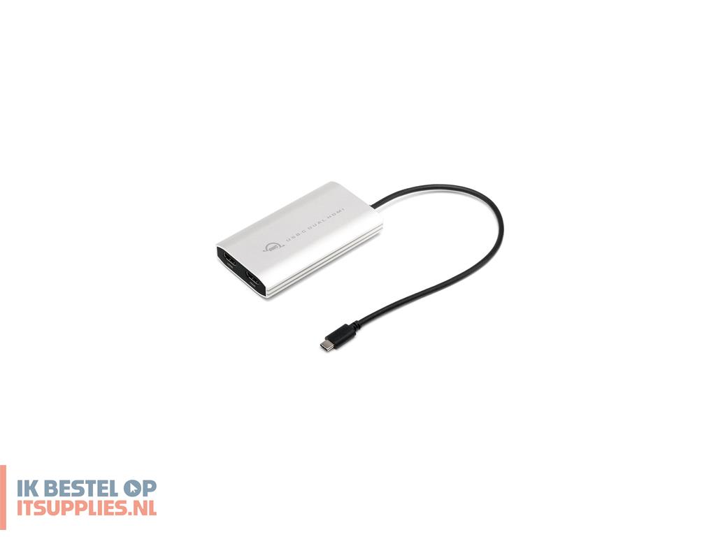 1624552-owc_cadpdl2hdmi_usb_grafische_adapter_3840_x_2160_pixels_zilver