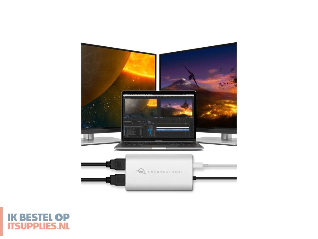 1631163-owc_cadpdl2hdmi_usb_grafische_adapter_3840_x_2160_pixels_zilver