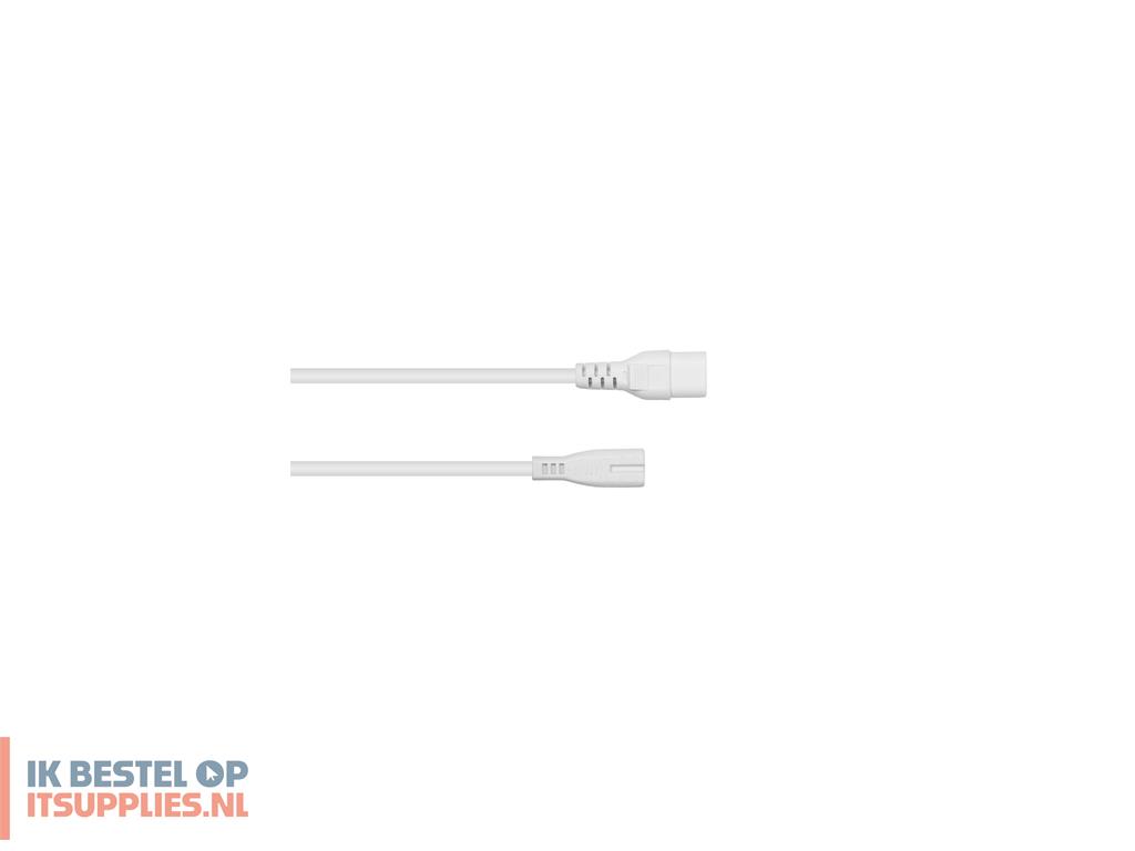 0354127-kabelmeister_sk0870-w020_electriciteitssnoer_wit_2_m_c8_stekker_iec_c7
