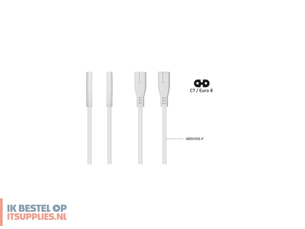 0357040-kabelmeister_sk0870-w020_electriciteitssnoer_wit_2_m_c8_stekker_iec_c7