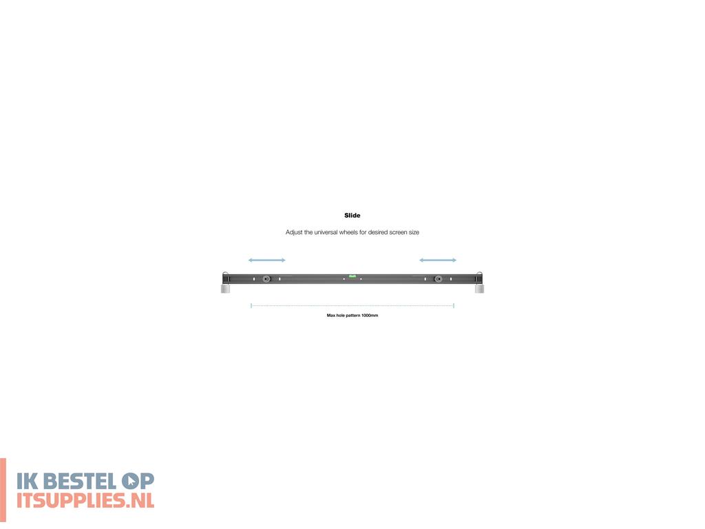 3015043-multibrackets_4173_bevestiging_voor_signage-beeldschermen_2-16_m_85_zwart
