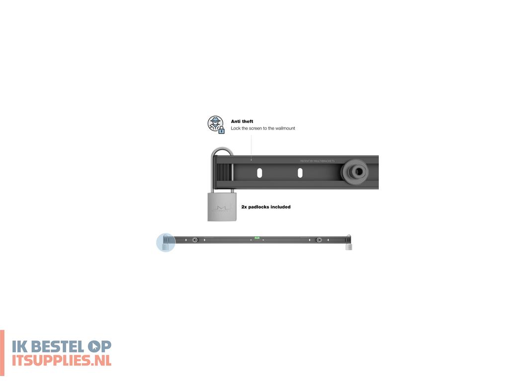 3019547-multibrackets_4173_bevestiging_voor_signage-beeldschermen_2-16_m_85_zwart