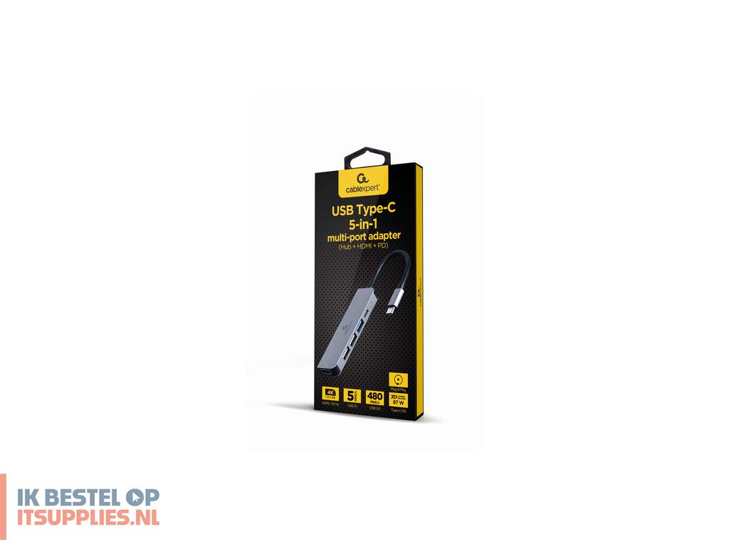 1857349-gembird_a-cm-combo5-03_laptop_dock_poortreplicator_bedraad_usb_32_gen_1_31_gen_1_type-c_zilver