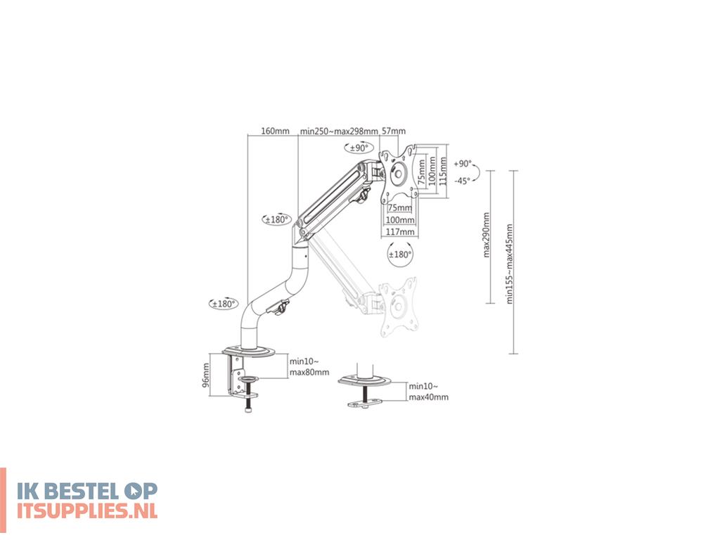 1652523-gembird_ma-da1-02_flat_panel_bureau_steun_81-3_cm_32_zwart