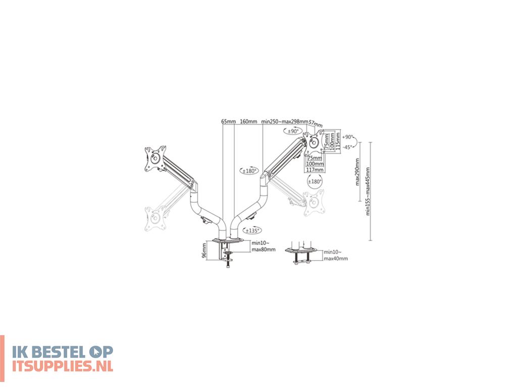 3827499-gembird_ma-da2-02_flat_panel_bureau_steun_81-3_cm_32_zwart