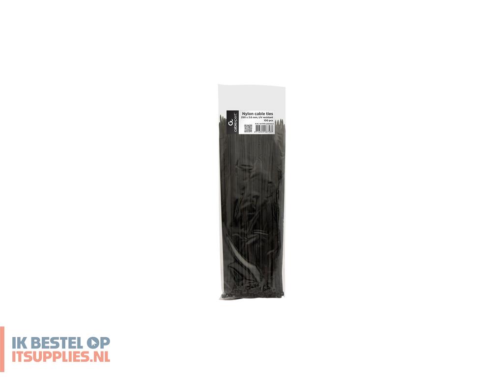 3039320-gembird_nytfr-250x36_kabelbinder_nylon_zwart_100_stuks