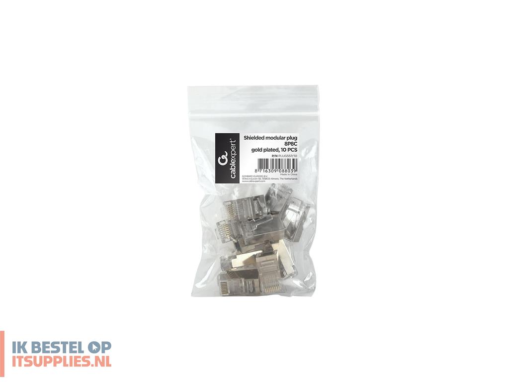 1706323-gembird_plug5sp10_kabel-connector_rj-45_transparant