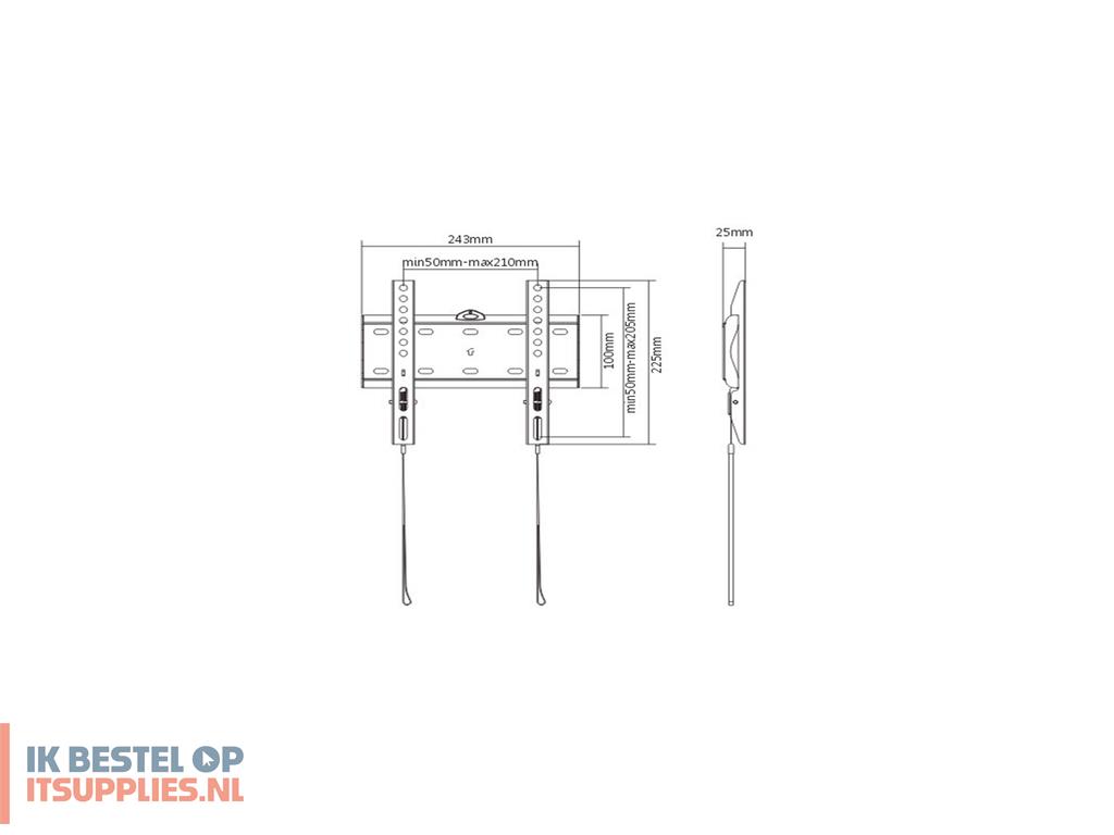4814109-gembird_wm-42f-01_tv-bevestiging_106-7_cm_42_zwart