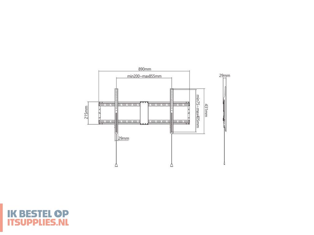 3053230-gembird_wm-90f-01_tv-bevestiging_2-29_m_90_zwart