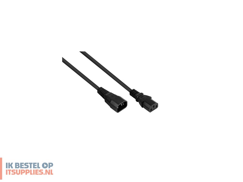 3500429-kabelmeister_sk1430-s020_electriciteitssnoer_zwart_2_m_iec_c14_iec_c13