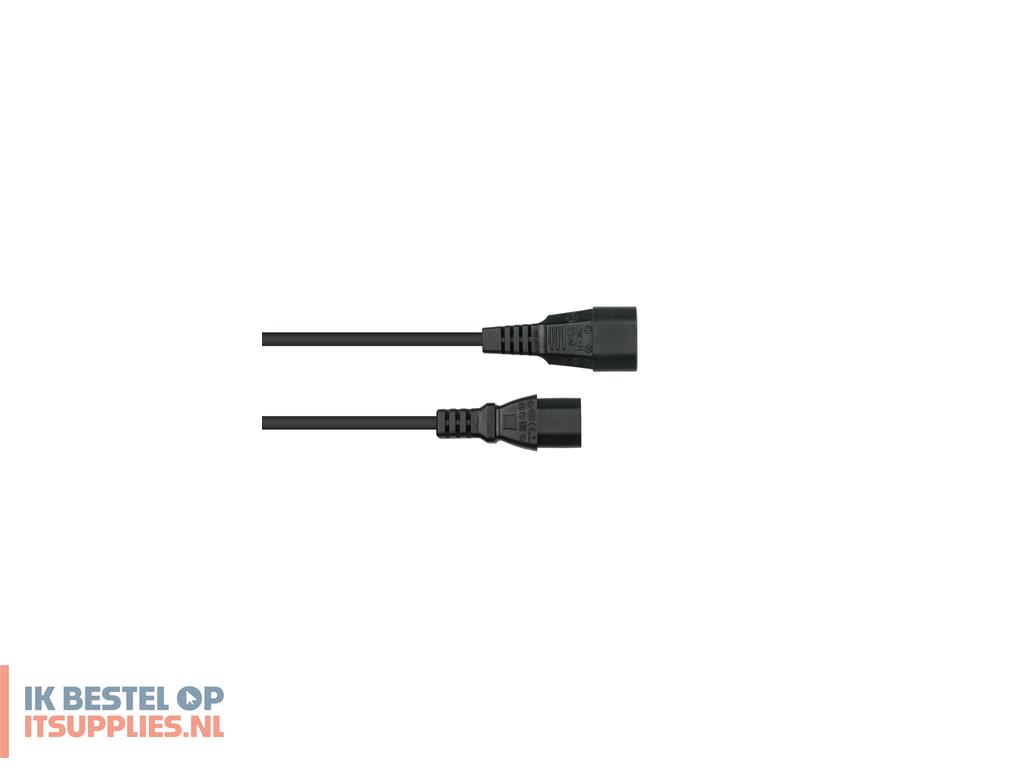 3502923-kabelmeister_sk1430-s020_electriciteitssnoer_zwart_2_m_iec_c14_iec_c13