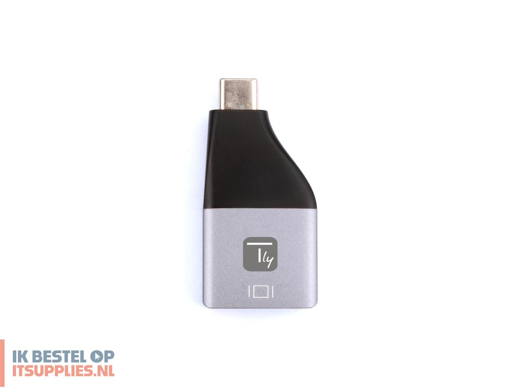 2443001-techly_iadap_usbc-dp4k_usb_grafische_adapter_3840_x_2160_pixels_zwart-_zilver