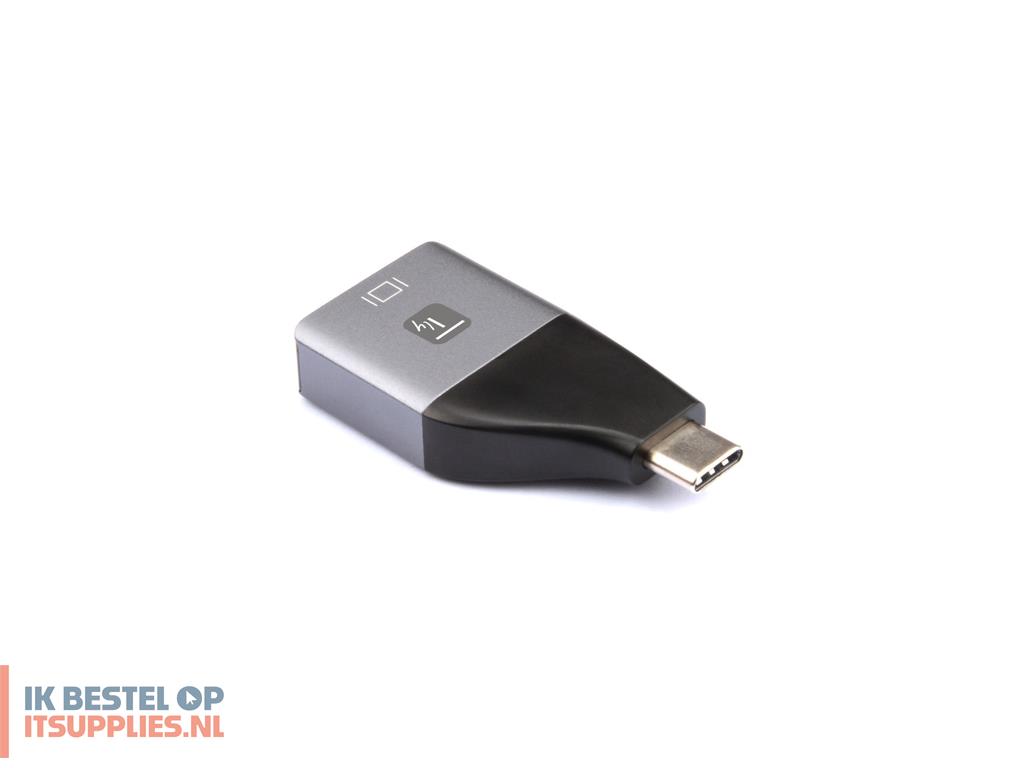 2447203-techly_iadap_usbc-dp4k_usb_grafische_adapter_3840_x_2160_pixels_zwart-_zilver