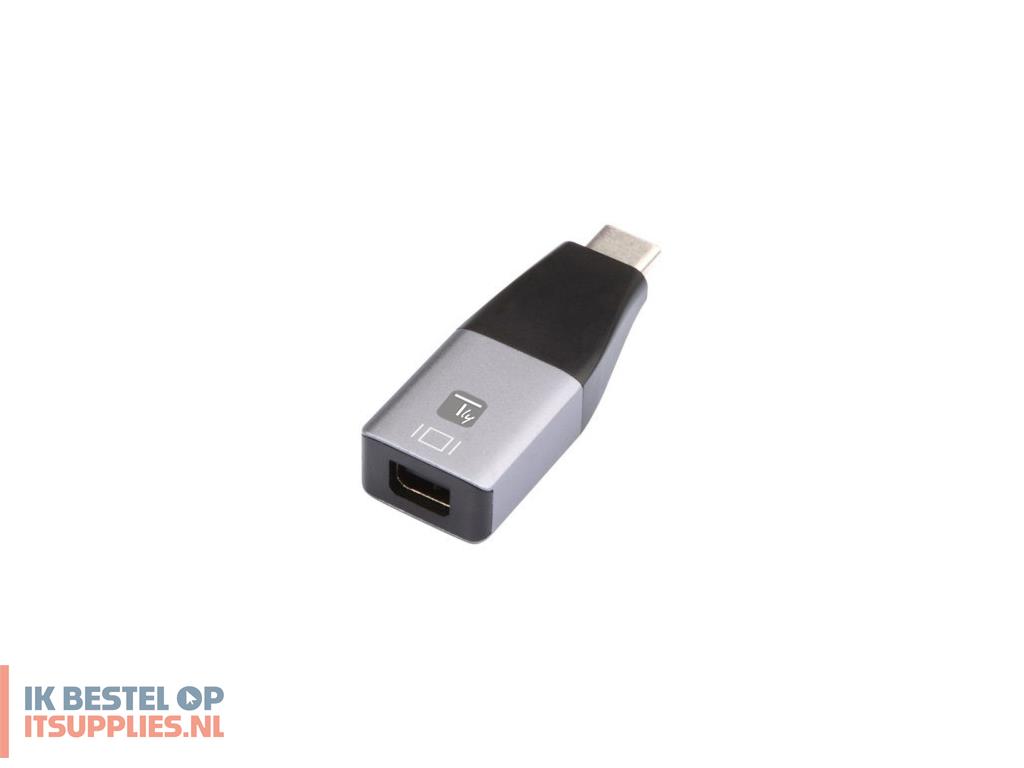 3848494-techly_iadap_usbc-mdp4k60_usb_grafische_adapter_3840_x_2160_pixels_zwart-_zilver