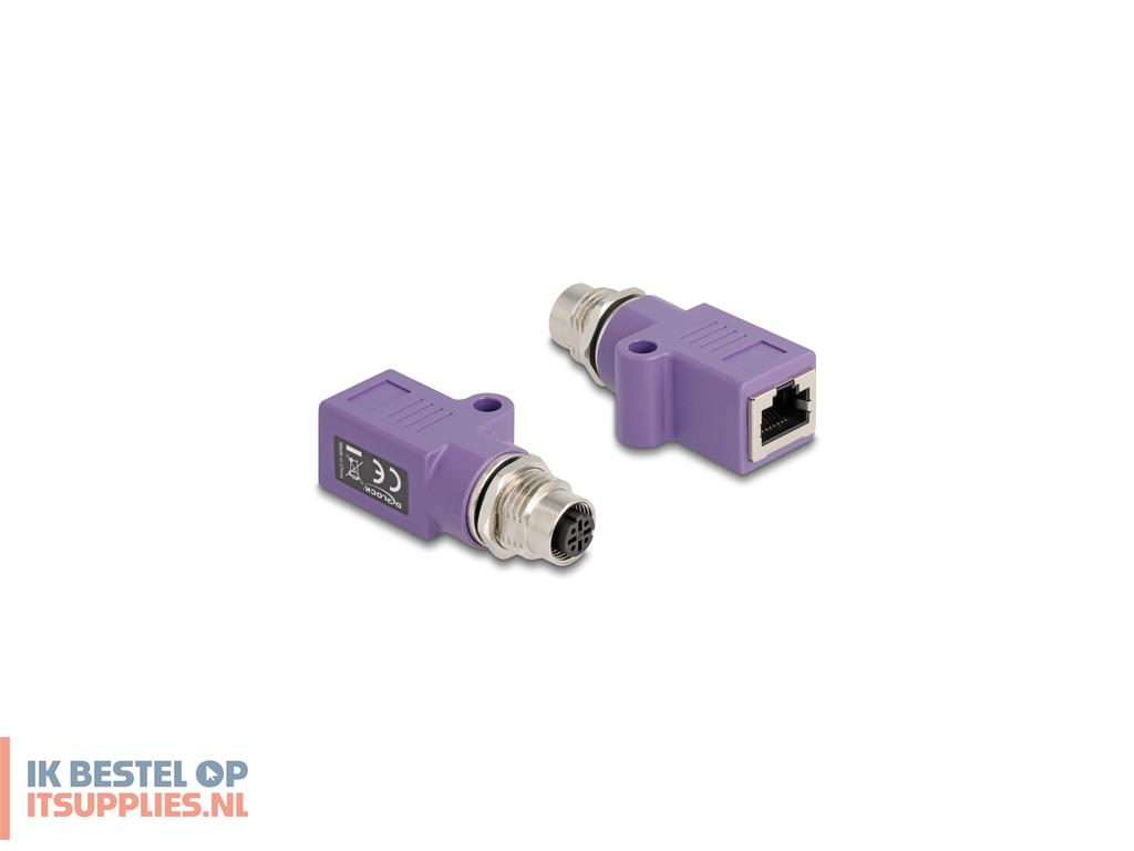 4305291-delock_60678_tussenstuk_voor_kabels_m12_rj45_violet