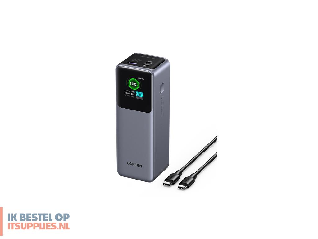 1730698-ugreen_25000mah_200w_fast_charging_powerbank_grijs