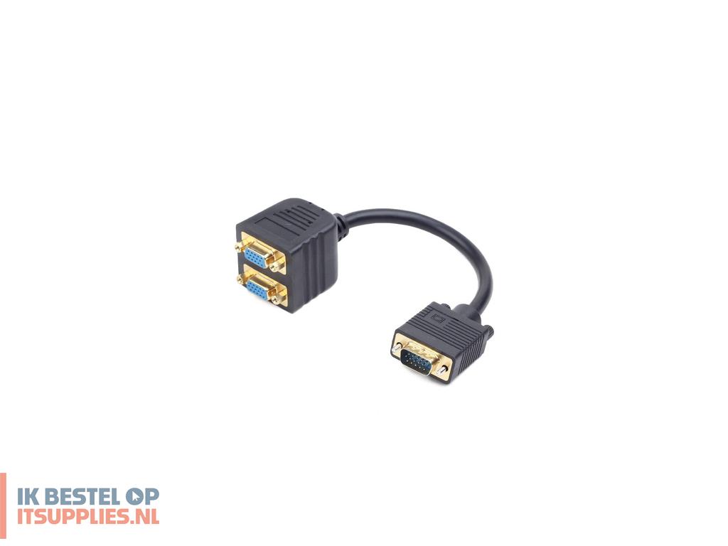 0303852-gembird_cc-vgax2-20cm_vga_kabel_0-2_m_vga_d-sub_2_x_vga_d-sub_zwart