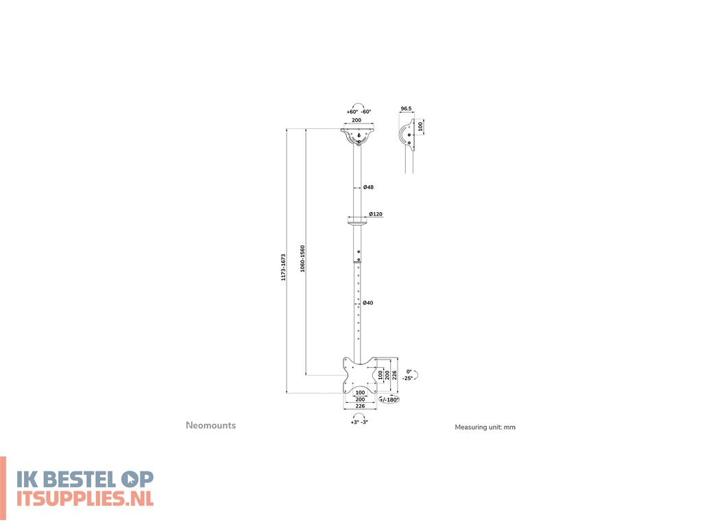 0642194-neomounts_cl35-340bl12_tv-bevestiging_106-7_cm_42_zwart