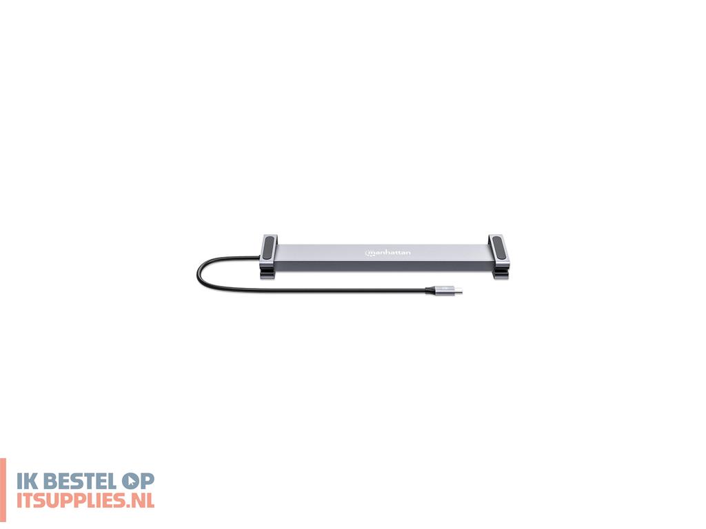 2348194-manhattan_190398_laptop_dock_poortreplicator_bedraad_usb_32_gen_1_31_gen_1_type-c_grijs