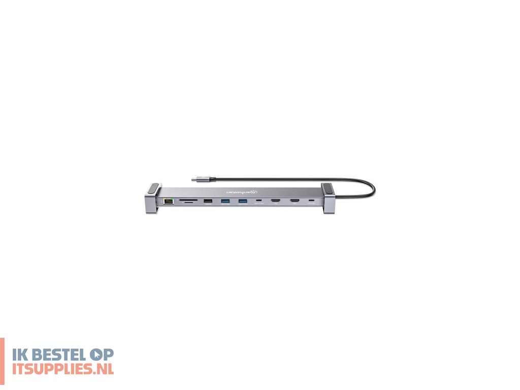 2350746-manhattan_190398_laptop_dock_poortreplicator_bedraad_usb_32_gen_1_31_gen_1_type-c_grijs