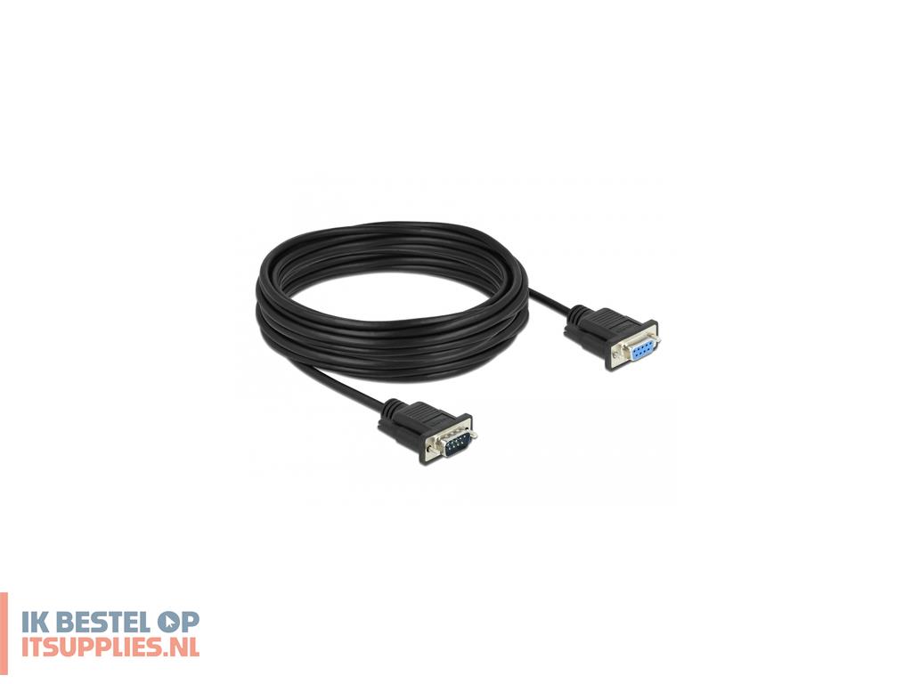 0226435-delock_86599_seriele_kabel_zwart_10_m_rs-232_sub-d9