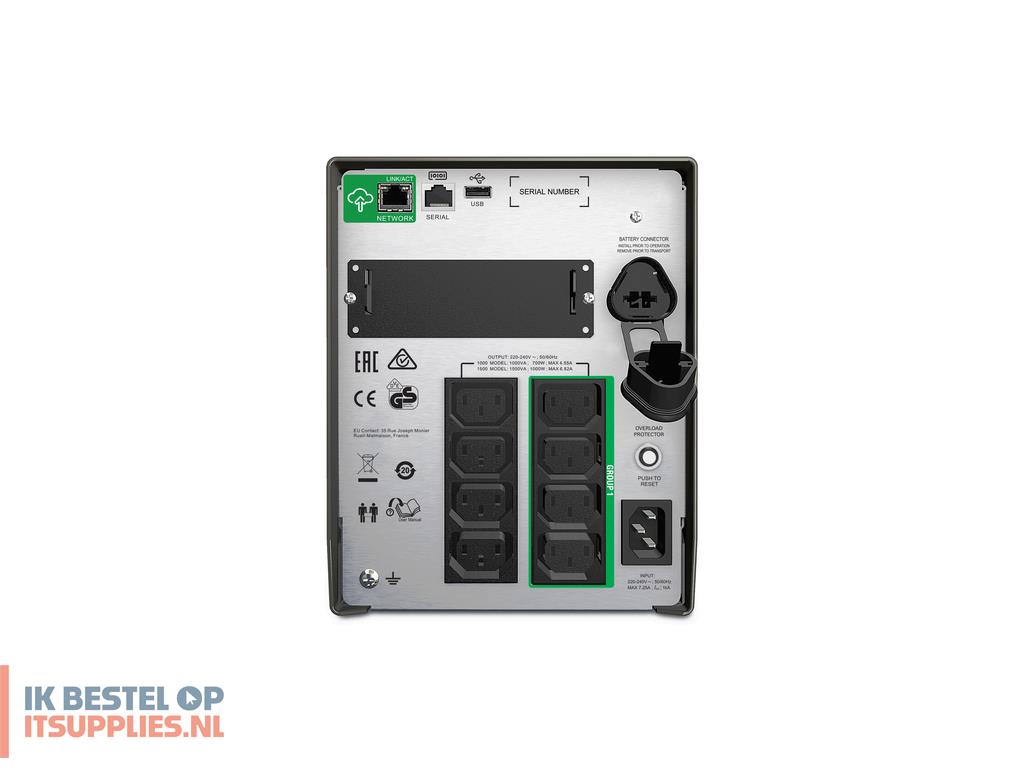 0245613-apc_smt1000ic_ups_line-interactive_1_kva_700_w_8_ac-uitgangen