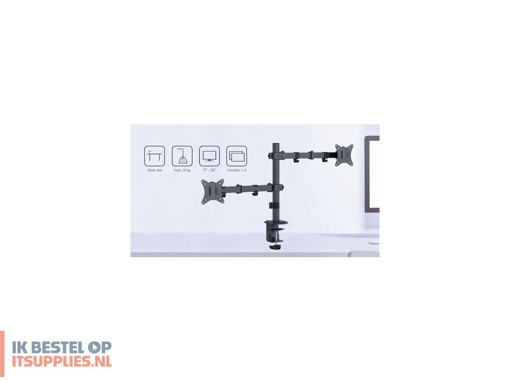 0046122-gembird_ma-d2-03_flat_panel_bureau_steun_81-3_cm_32_zwart