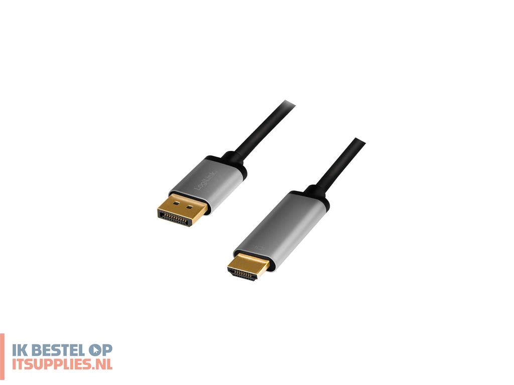 3638136-logilink_cda0107_video_kabel_adapter_2_m_displayport_hdmi_zwart-_grijs