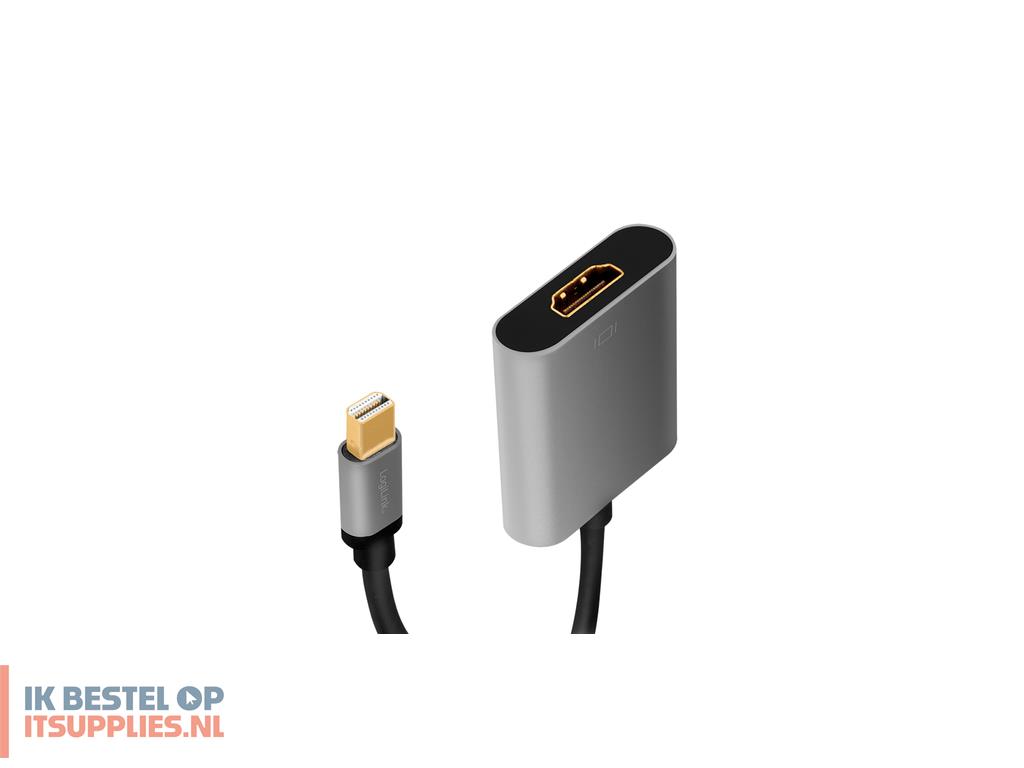 1755458-logilink_cda0110_video_kabel_adapter_0-15_m_mini_displayport_hdmi_zwart-_grijs